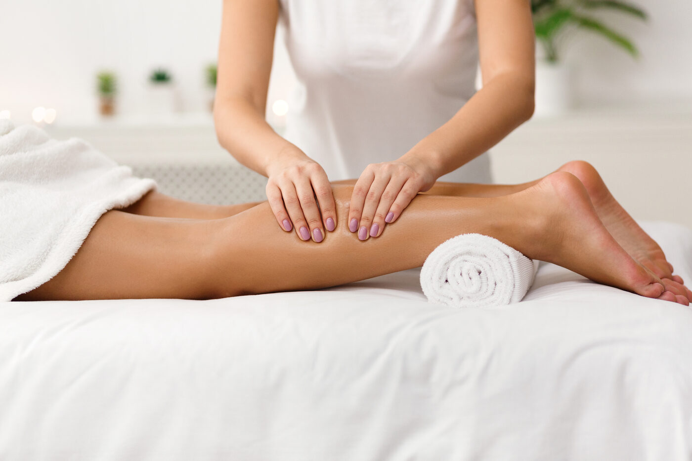 Massage jambes légères